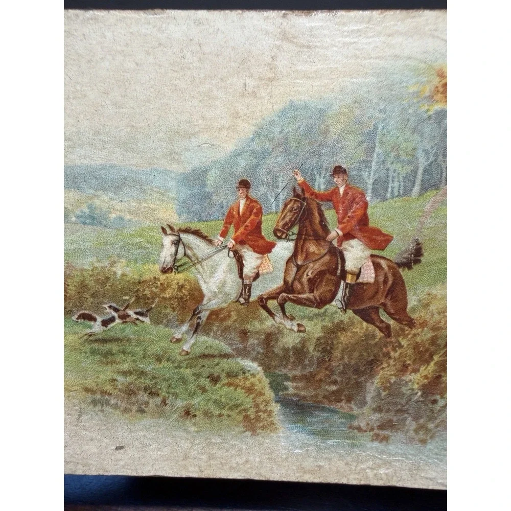 Antique C-Crank Music Box 1870s Manivelle Sur le Pont d'Avignon Equestrian Works